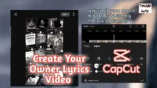 How to create lyrics video on CapCut | Trending Spotify Card Lyrics editing | CapCut Tutorial