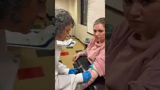 First Butterfly Needle Blood Draw