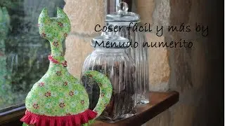 Cómo hacer un gato de trapo, un peluche o un sujetapuertas