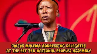 Julius Malema Speech on NPA 3rd party structure part 1