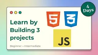 HTML, CSS, JS tutorial for beginners • Latest 2024 • Coding Frontend Web Dev Projects • abhik b