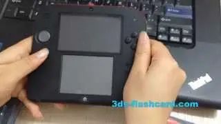 R4i Gold 3DS Deluxe Edition Blue Card review on Nintendo 2DS