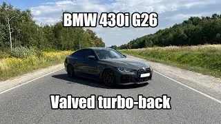 BMW 430i G26 | Valved turbo-back | Baq Exhaust