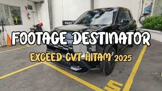 Footage Mitsubishi Destinator Exceed Matic CVT Hitam 2025