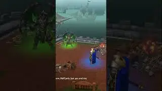 Mal'ganis taunt Arthas to follow him to Northrend | Warcraft 3 Reforged Human Campaign M6