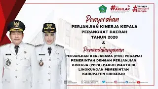 🔴 Live - Penyerahan Perjanjian Kinerja Kepala Perangkat Daerah Tahun 2026