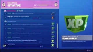Fortnite Season X Out Of Time Challenges Collect The Visitor Recording In Gotham City Location