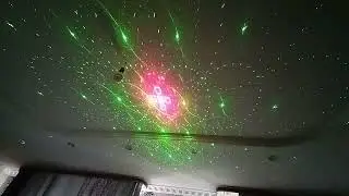 ALIEN RGB Мини DJ диско лазерный светильник, проектор, USB Перезаряжаемый СВЕТОДИОДНЫЙ УФ-звук.