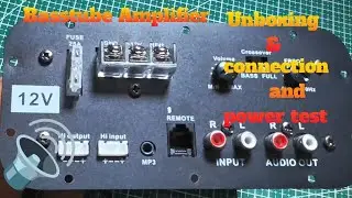 BassTube Amp Connection + Heavy Bass Test 