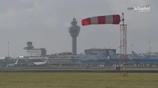 Storm op Schiphol