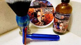 Shave & Chat ~ London Shaving Soap & Aftershave from Ariana & Evans ~ Design 94 #safetyrazor 