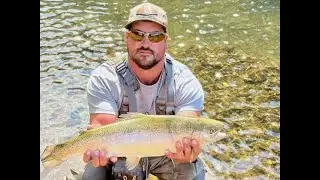 Catching a 8lb trout and a 7 1/4lb trout at cedar springs sportsman lodge!