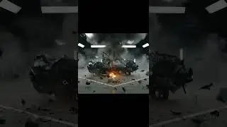 AI Crash Test 1: Car Smashes Explosion | Realistic Deformation  #carexplosion #beamngexperiments