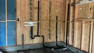 bp adus los angeles, ca. | shower plumbing installation | installing shower pipes in wall | pipe abs