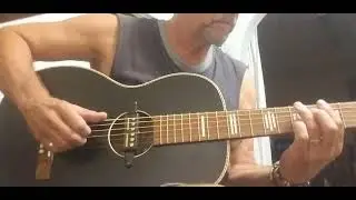 Recording King 'Dirty 30s' parlor guitar.