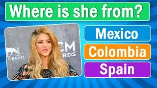 Ultimate Celebrity Origins Quiz: Can You Match Them to Their Countries? | Quiz Zola