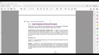 Simple manipulation of discrete time signals