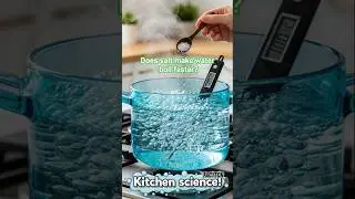 Действительно ли соль ускоряет закипание воды? Кулинарная наука: соль против точки кипения! #знае...