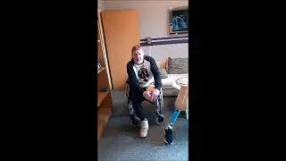 An und ausziehen der Beinprothese ohne fremde Hilfe