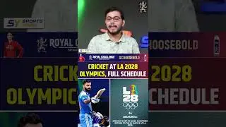 CRICKET AT LA 2028 OLYMPICS, FULL SCHEDULE #olympics2028 #cricket #viratkohli #schedule