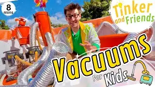 Vacuum Videos for Toddlers / Shop-Vac, Leaf Blowers, Tubes and Robots 🤖/ Exciting Videos for Kids