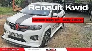 Renault Kwid Custom Body Kit   Body Sticker