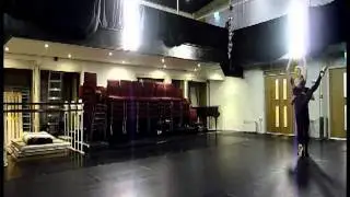Bethany Hooper and Yat-Sen Chang rehearsing Don Quixote