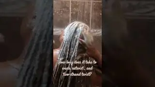 Its #washday How quickly can I get these locs on point?? #locstyle #locs