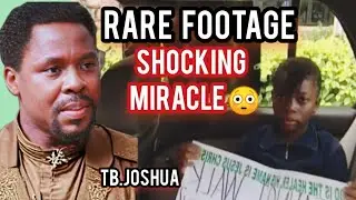 Rare Footage of Prophet TB.JOSHUA early days MIRACLE