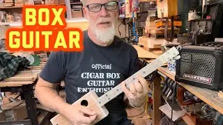 Box in a Box - Building an Acoustic Cigar Box Guitar using the Wooden Inserts  