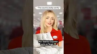 Если бы Сабрина Карпентер работала в Target 😭 #sabrinacarpenter #mansbestfriend