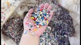 PET Recycling Washing Tank with side screw loader automatic remove the caps #recycling #recycle