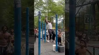 Lion Den -Marcus Garvey Park Muscle Ups Dips and Pull-ups  #nyc #calisthenics #redirectfitness #jada