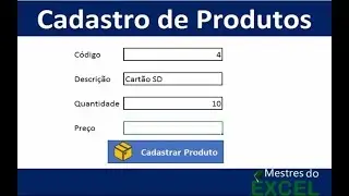 Sistema de Cadastro profissional no Excel - Começando do Zero
