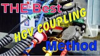 The best way to couple an HGV artic & trailer (HGV C+E, Class 1)  Truck & trailer coupling procedure