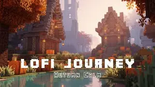 Minecraft Autumn Lofi ~ Relaxing Chill Study & Sleep Music for Cozy Blocks Vibes