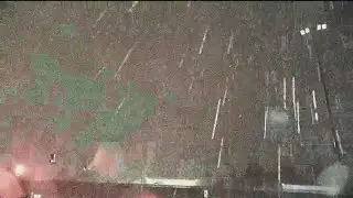 Lightning in Gordon County as tornado warning is in effect