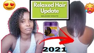 FIRST RELAXER FOR 2021 😊|Length check 🥰😄
