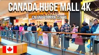 Step Inside Calgary’s Chinook Mall 🇨🇦 4K Walking Adventure | 2.5 Hour Immersive Tour