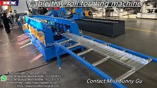 Muti-sizes galvanized cable tray rolling forming cable tray making machine
