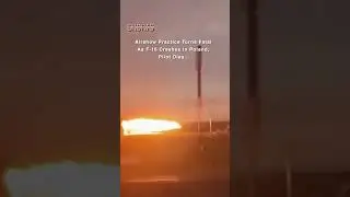 F-16 Crash In Poland.. Airshow Practice Turns Fatal.. Pilot Dies While Rehearsing..