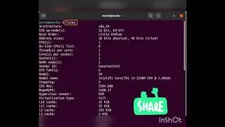 lscpu command in Linux ?