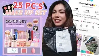 25pcs makeup set ang dami nito at mura lang 😲 #makeupsale #makeupset #cosmetics #affiliatemarketing