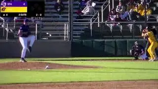 Central Michigan's Robby Morgan hits 2 home runs vs. Stephen F Austin