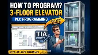How to Program a 3-Floor Elevator in TIA Portal | PLC Programming Tutorial