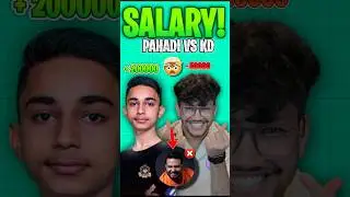 SALARY!🥵 PAHADI VS KD VS ALL SNIPERS?🤯 | FF ESPORTS NEWS #shorts​ #youtubeshorts​ #freefireshorts