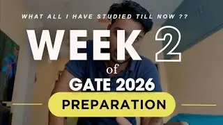Week 2 of gate preparation journey!! Collg placement changed my roadmap #gate2026 #gatepreparation