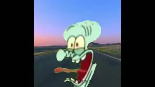 Squidward but he's Crazy Frog
