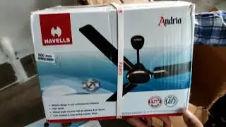 Havells Andria Ceiling Fan Unboxing | Havells 900mm | Amazon | Prince Tech