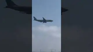 Military personel plane landing on RAF Akrotiri Cyprus